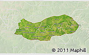 Satellite 3D Map of Upper River, lighten