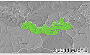 Political 3D Map of Fulladu East, desaturated