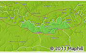 Political 3D Map of Fulladu East, physical outside