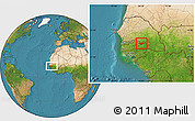 Satellite Location Map of Fulladu East