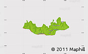 Physical Map of Fulladu East, cropped outside