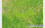 Physical Map of Fulladu East, satellite outside