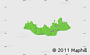 Political Map of Fulladu East, single color outside