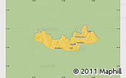 Savanna Style Map of Fulladu East, single color outside