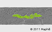 Physical Panoramic Map of Fulladu East, desaturated