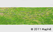 Satellite Panoramic Map of Fulladu East