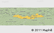 Savanna Style Panoramic Map of Fulladu East