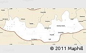 Classic Style Simple Map of Fulladu East