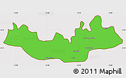 Political Simple Map of Fulladu East, cropped outside