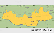 Savanna Style Simple Map of Fulladu East