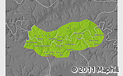 Physical Map of Upper River, desaturated