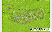 Satellite Map of Upper River, physical outside