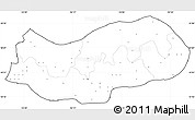 Blank Simple Map of Upper River, cropped outside, no labels