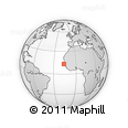 Outline Map of Foni Brefet
