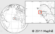 Blank Location Map of Kombo Central, highlighted country, highlighted parent region