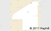 Classic Style Simple Map of Kombo Central, single color outside