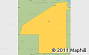 Savanna Style Simple Map of Kombo Central