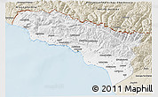 Classic Style 3D Map of Abkhaz ASSR