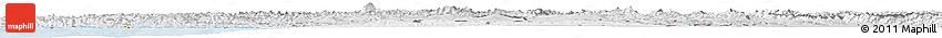 Silver Style Horizon Map of Georgia