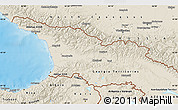 Shaded Relief Map of Georgia