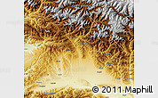 Physical Map of S.Ossetian A.Obl