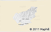 Classic Style 3D Map of Lörrach, single color outside