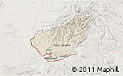 Shaded Relief 3D Map of Lörrach, lighten