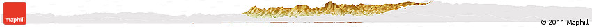 Physical Horizon Map of Lörrach, cropped outside
