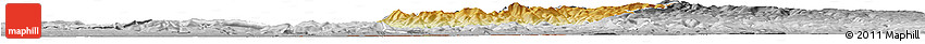 Physical Horizon Map of Lörrach, desaturated