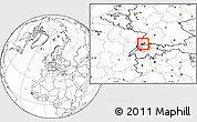 Blank Location Map of Lörrach