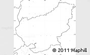 Blank Simple Map of Lörrach, no labels