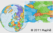 Political Location Map of Schwarzwald-Baar-Kreis