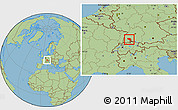 Savanna Style Location Map of Schwarzwald-Baar-Kreis