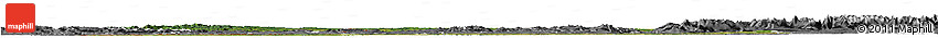 Satellite Horizon Map of Baden-Württemberg, desaturated