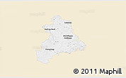 Classic Style 3D Map of Böblingen, single color outside