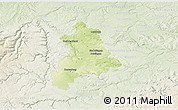 Physical 3D Map of Böblingen, lighten