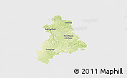 Physical 3D Map of Böblingen, single color outside