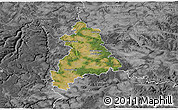 Satellite 3D Map of Böblingen, desaturated