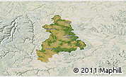 Satellite 3D Map of Böblingen, lighten