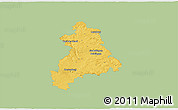Savanna Style 3D Map of Böblingen, single color outside