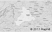 Silver Style 3D Map of Böblingen