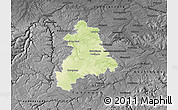 Physical Map of Böblingen, darken, desaturated