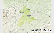 Physical Map of Böblingen, lighten