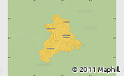 Savanna Style Map of Böblingen, single color outside
