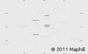 Silver Style Map of Böblingen, single color outside