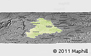 Physical Panoramic Map of Böblingen, darken, desaturated