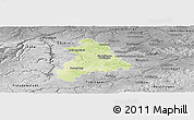 Physical Panoramic Map of Böblingen, desaturated