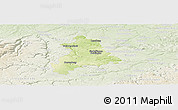 Physical Panoramic Map of Böblingen, lighten