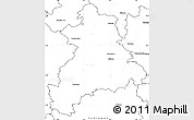 Blank Simple Map of Böblingen