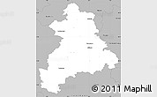 Gray Simple Map of Böblingen